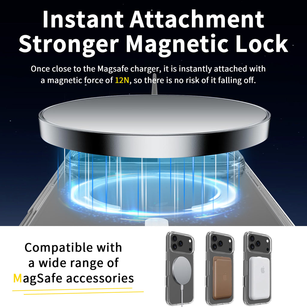 Rexbloom iPhone 17 Series High Quality Clear Case