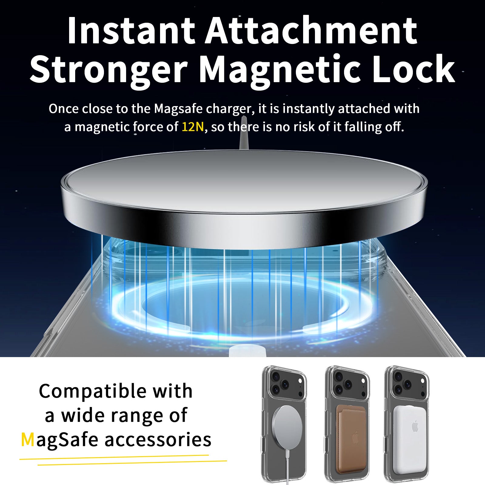 Rexbloom iPhone 17 Series High Quality Clear Case