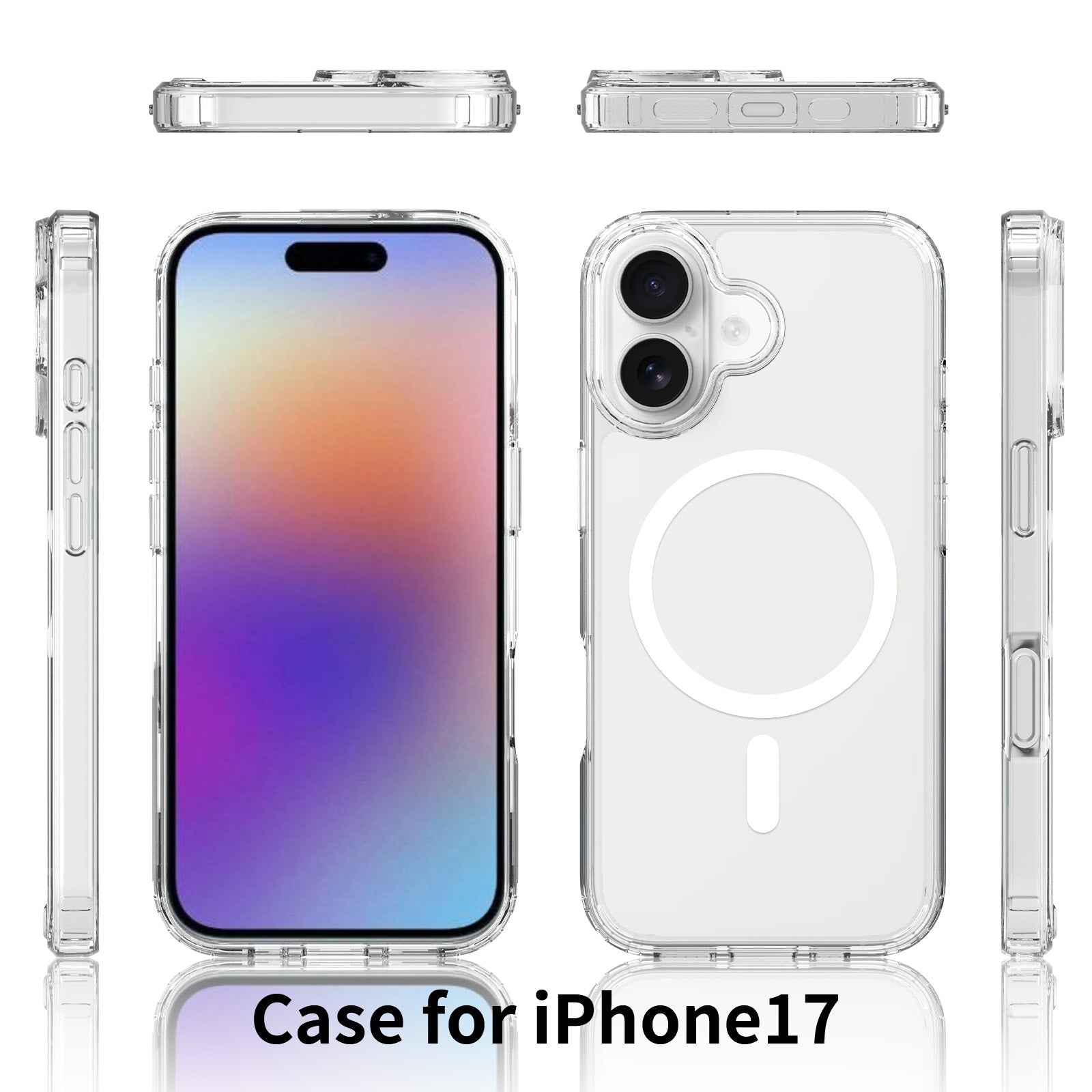 Rexbloom iPhone 17 Series High Quality Clear Case