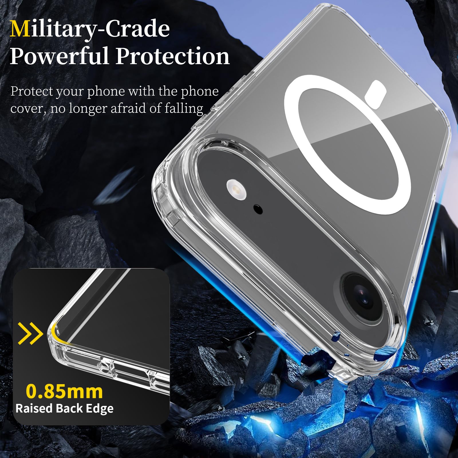 Rexbloom iPhone 17 Series High Quality Clear Case