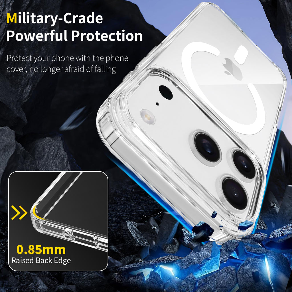 Rexbloom iPhone 17 Series High Quality Clear Case